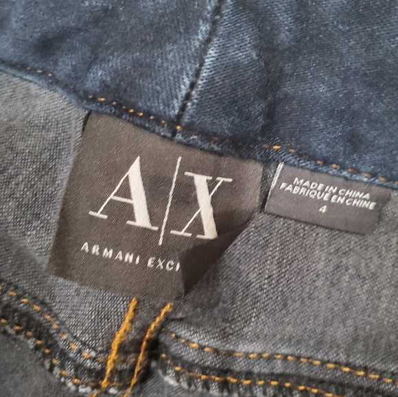 Armani exchange dark wash skinny jeans - Picture 4 of 12